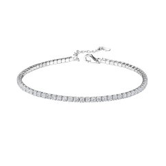 Stříbrný tenisový náramek ZIRKON 2 mm