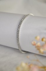 Stříbrný tenisový náramek ZIRKON 2 mm