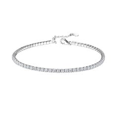 Stříbrný tenisový náramek ZIRKON 2 mm